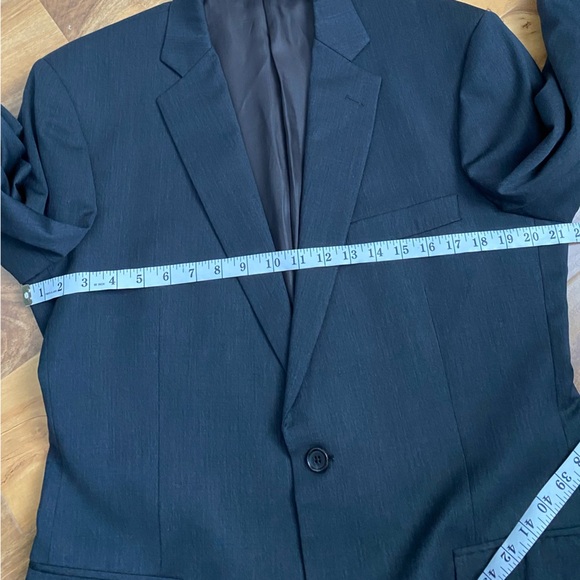 Brooks Brothers Men’s Wool Blazer Gray Sport Coat Suit Jacket Formal Wedding 42L - Picture 10 of 12